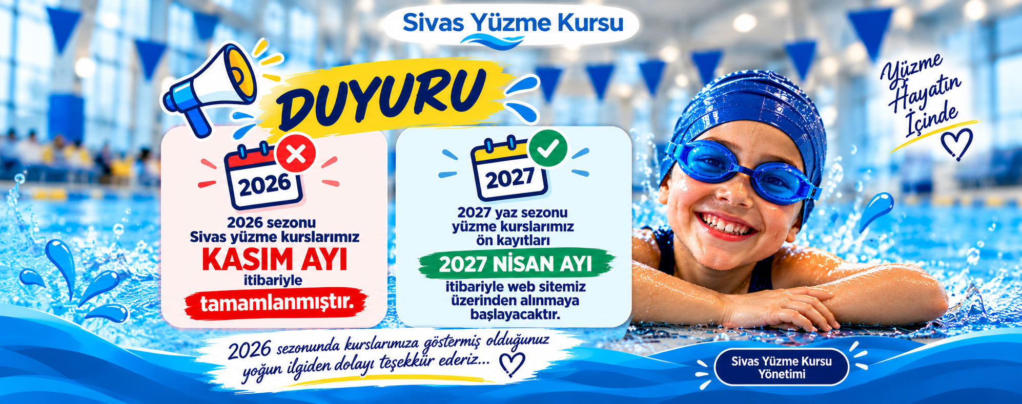2026 SEZONU KURSLARIMIZ TAMAMLANDI